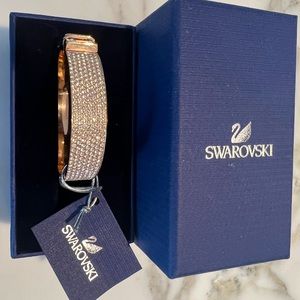 Swarovski bracelet, gold